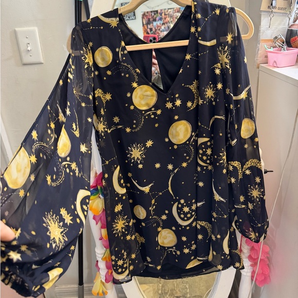 Show Me Your Mumu Celestial Tessa Tunic XS - Picture 3 of 9